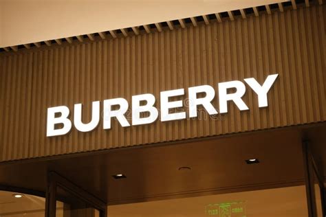 Burberry sign in